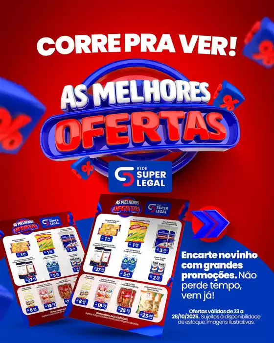 Catálogo Rede Super Legal de Supermercados em Cravinhos | AS MELHORES OFERTAS | 2025-10-23T00:00:00.000Z - 2025-10-28T00:00:00.000Z
