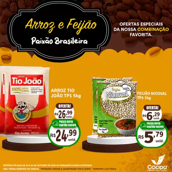 Catálogo Cocipa | Promoções especiais em andamento | 2025-10-23T00:00:00.000Z - 2025-10-24T00:00:00.000Z