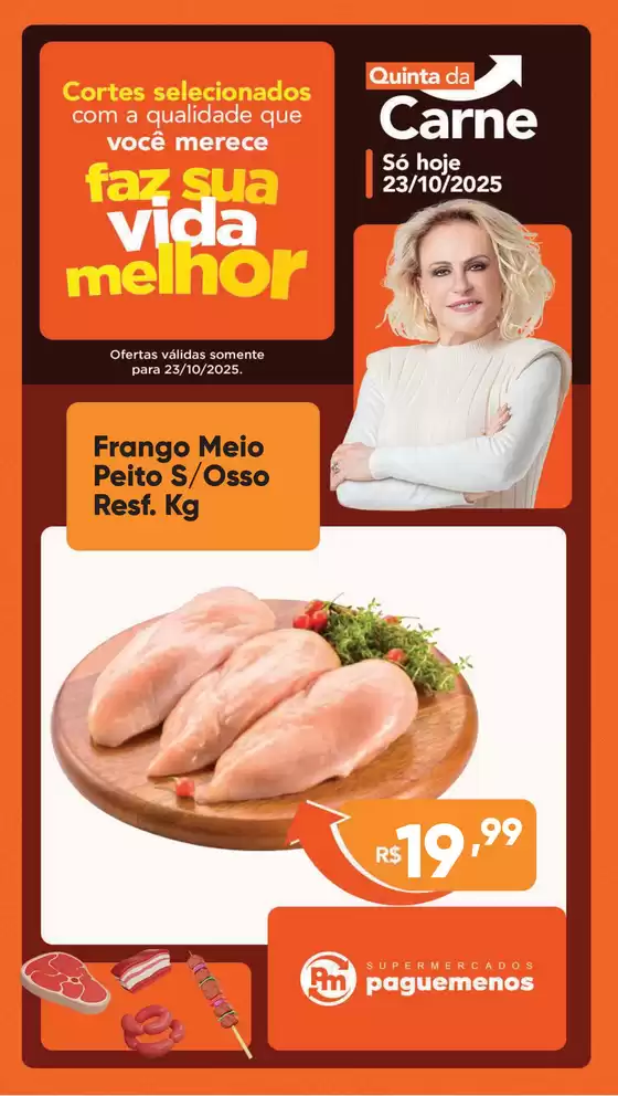 Catálogo Supermercados Pague Menos em Pinhais | Quinta da carne | 2025-10-23T00:00:00.000Z - 2025-10-23T00:00:00.000Z