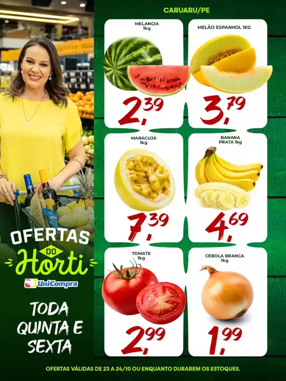 Catálogo Unicompra | Ofertas Do Horti Fruti | 2025-10-23T00:00:00.000Z - 2025-10-24T00:00:00.000Z