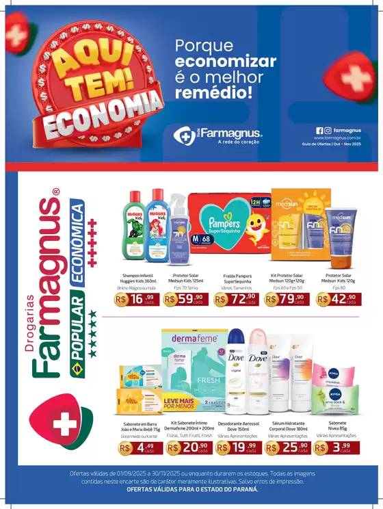 Catálogo Drogarias Farmagnus em Barbacena | Ofertas válidas de 01/10/2025 a 30/11/2025 ou enquanto durarem os estoques.PR | 2025-10-23T00:00:00.000Z - 2025-11-30T00:00:00.000Z