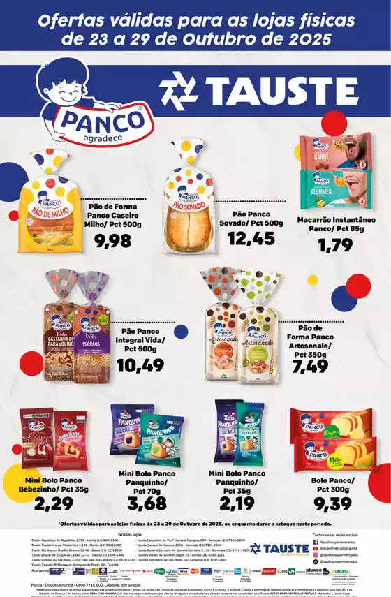 Ofertas Tauste Especial Panco