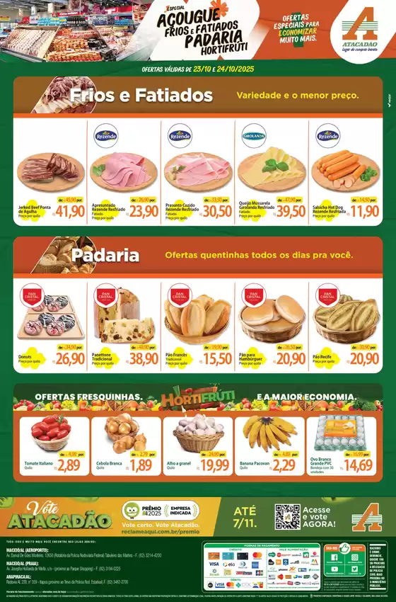 Atacadão - Açougue, Padaria, Frios e Hortifrúti