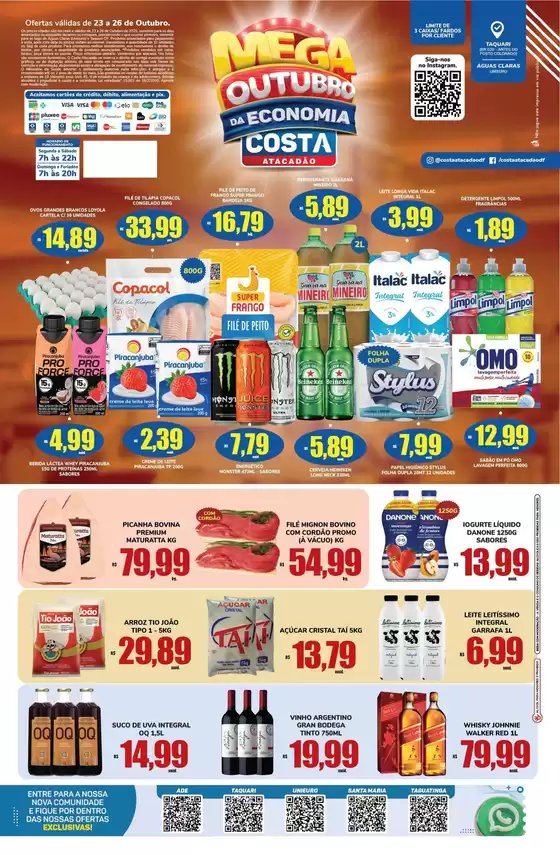Catálogo Costa Atacadão em Londrina | Promoções especiais em andamento | 2025-10-23T00:00:00.000Z - 2025-10-26T00:00:00.000Z