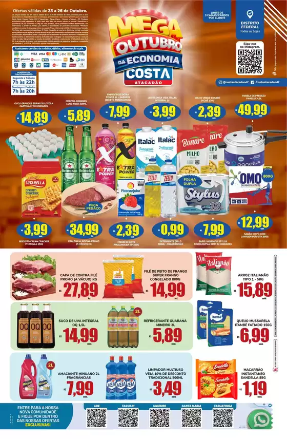 Catálogo Costa Atacadão em Londrina | Melhores ofertas e descontos | 2025-10-23T00:00:00.000Z - 2025-10-26T00:00:00.000Z
