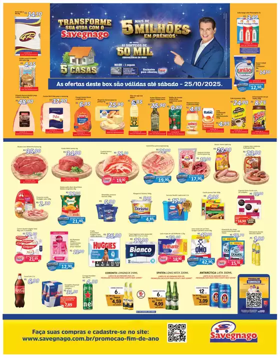 Catálogo Supermercado Savegnago em Curitiba | Grandes descontos em produtos selecionados | 2025-10-23T00:00:00.000Z - 2025-10-26T00:00:00.000Z