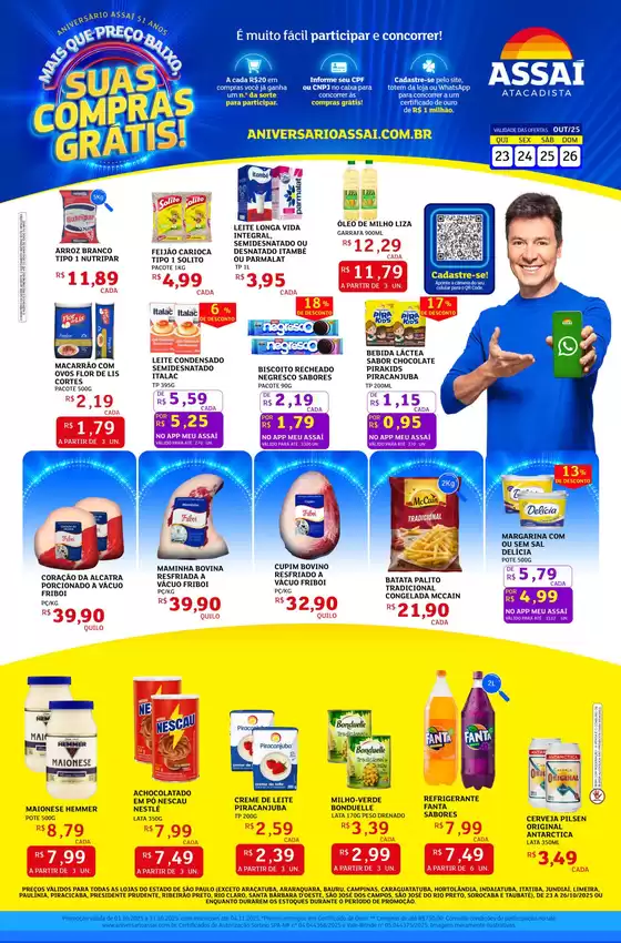 Catálogo Assaí Atacadista em Itaquaquecetuba | Nossas melhores ofertas para você | 2025-10-23T00:00:00.000Z - 2025-10-26T00:00:00.000Z