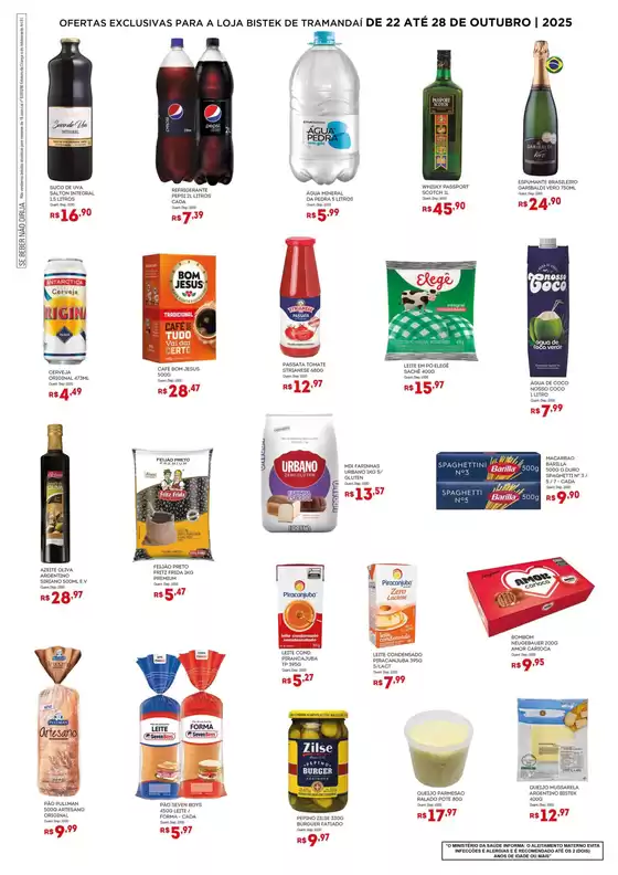Grandes descontos em produtos selecionados