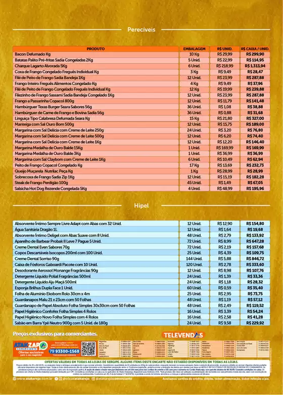 Catálogo Atakarejo em Osasco | Ofertas e promoções atuais | 2025-10-24T00:00:00.000Z - 2025-10-26T00:00:00.000Z
