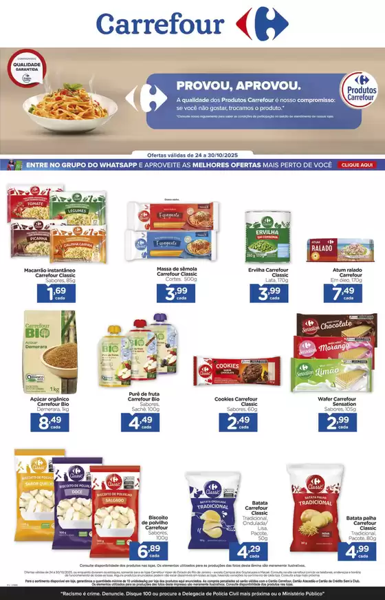 Catálogo Carrefour em Aracaju | MARCA PROPRIA | 2025-10-24T00:00:00.000Z - 2025-10-30T00:00:00.000Z