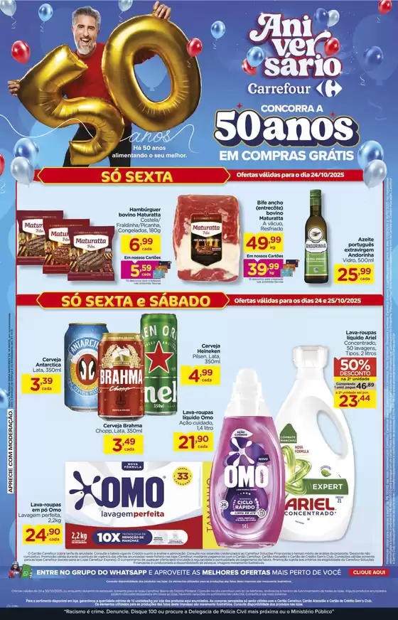 Catálogo Carrefour Bairro em Aracaju | Nossas melhores ofertas para você | 2025-10-24T00:00:00.000Z - 2025-10-30T00:00:00.000Z