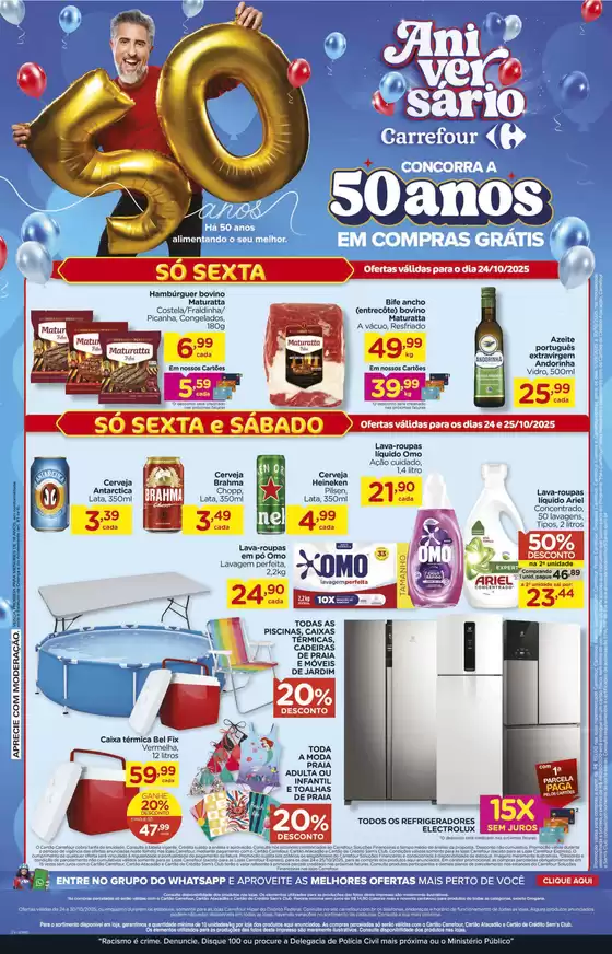Catálogo Carrefour em Aracaju | Nossas melhores ofertas para você | 2025-10-24T00:00:00.000Z - 2025-10-30T00:00:00.000Z