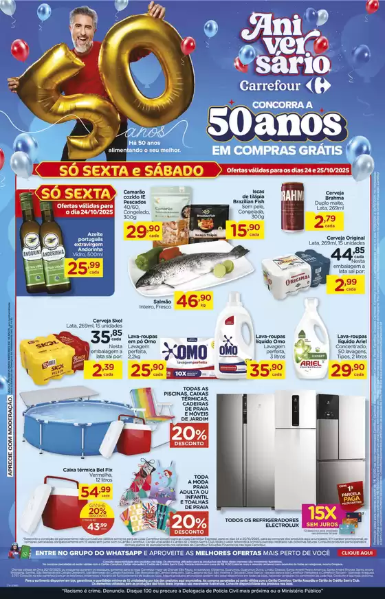 Catálogo Carrefour em Aracaju | Encarte Carrefour | 2025-10-24T00:00:00.000Z - 2025-10-30T00:00:00.000Z