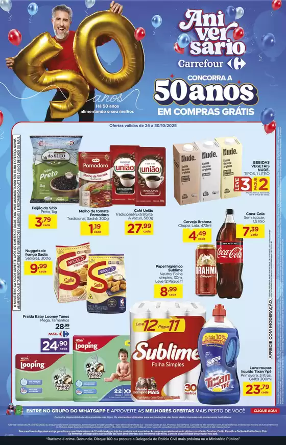 Grandes descontos em produtos selecionados