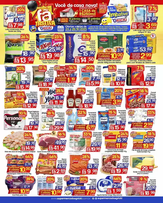 Catálogo Supermercados Gricki em Campos do Jordão | Encarte Supermercados Gricki | 2025-10-24T00:00:00.000Z - 2025-10-26T00:00:00.000Z
