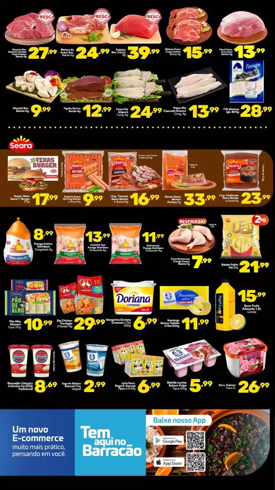 Catálogo Barracão Supermercado em Cosmópolis | Encarte Barracão Supermercado | 2025-10-24T00:00:00.000Z - 2025-10-27T00:00:00.000Z