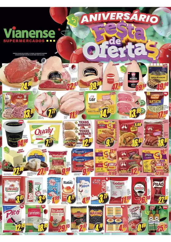 Catálogo Vianense Supermercados em Cosmópolis | Encarte Vianense Supermercados | 2025-10-24T00:00:00.000Z - 2025-10-27T00:00:00.000Z