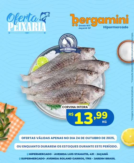 Catálogo Supermercado Bergamini em Cosmópolis | Encarte Supermercado Bergamini | 2025-10-24T00:00:00.000Z - 2025-10-24T00:00:00.000Z