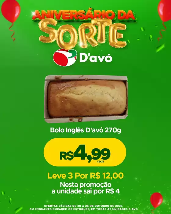 Catálogo D’avó Posto em Barueri | Encarte D’avó Posto | 2025-10-24T00:00:00.000Z - 2025-10-26T00:00:00.000Z