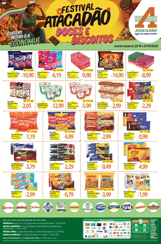 Catálogo Atacadão | Atacadão - Doces e Biscoitos | 2025-10-24T00:00:00.000Z - 2025-10-27T00:00:00.000Z