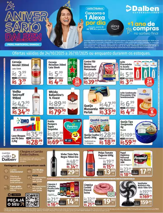 Catálogo Supermercado Dalben | Fim de Semana | 2025-10-24T00:00:00.000Z - 2025-10-26T00:00:00.000Z