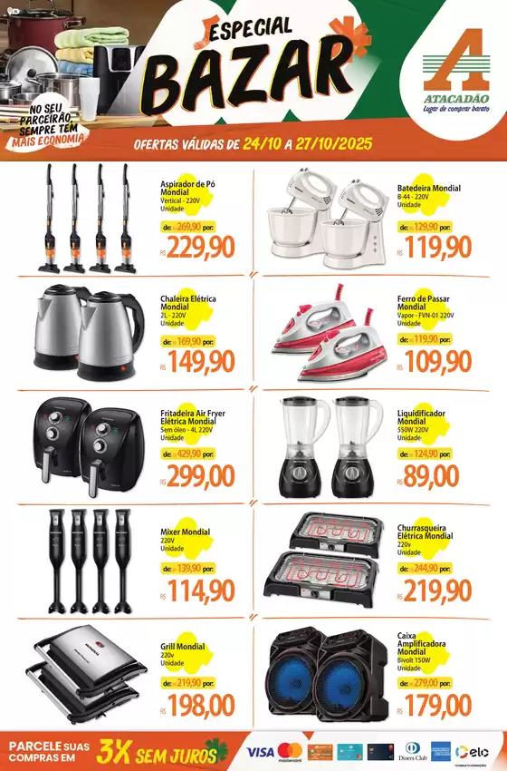 Catálogo Atacadão | Atacadão - Bazar | 2025-10-24T00:00:00.000Z - 2025-10-27T00:00:00.000Z