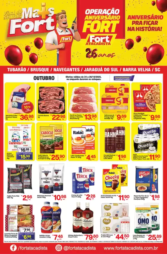 Catálogo Fort Atacadista em Brasília | SC Fort Fim de Semana 24 a 26 OUT 25 Especiais | 2025-10-24T00:00:00.000Z - 2025-10-26T00:00:00.000Z