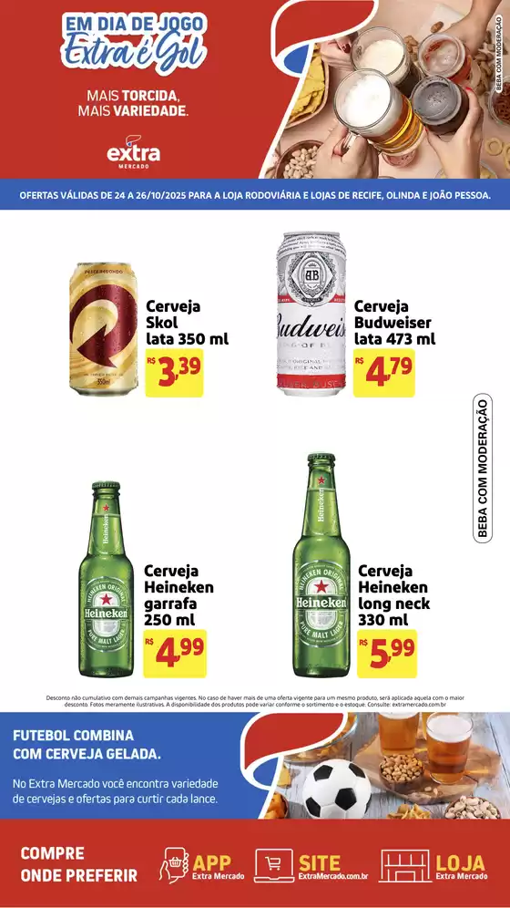 Catálogo Extra em Brasília | Pechinchas e ofertas atuais | 2025-10-24T00:00:00.000Z - 2025-10-26T00:00:00.000Z