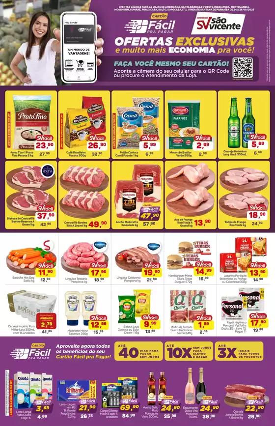 Descontos e promoções