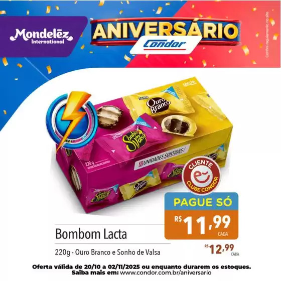 Catálogo Supermercados Condor | Melhores ofertas para todos os caçadores de pechinchas | 2025-10-24T00:00:00.000Z - 2025-11-02T00:00:00.000Z