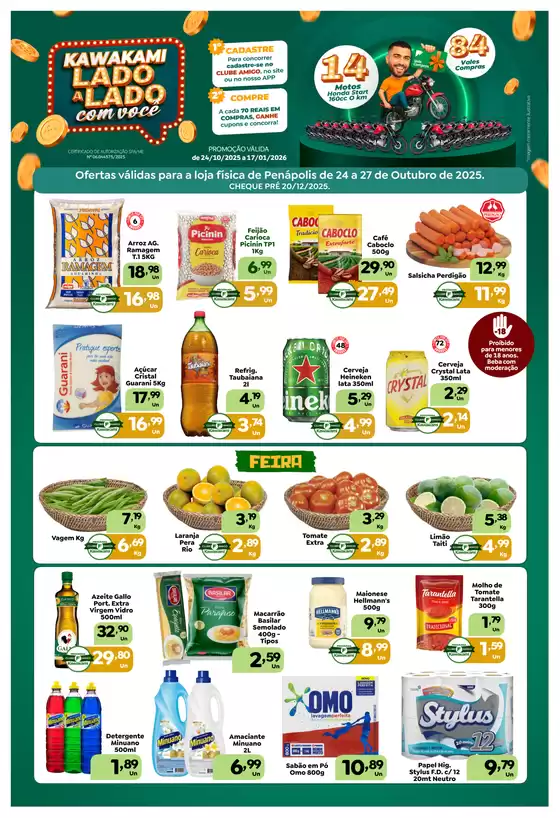 Catálogo Supermercados Kawakami em Mauá | Ofertas - Penápolis | 2025-10-24T00:00:00.000Z - 2025-10-27T00:00:00.000Z
