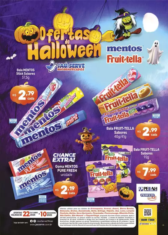 Catálogo Supermercados Jaù Serve em Indaiatuba | Ofertas de halloween | 2025-10-27T00:00:00.000Z - 2025-11-10T00:00:00.000Z