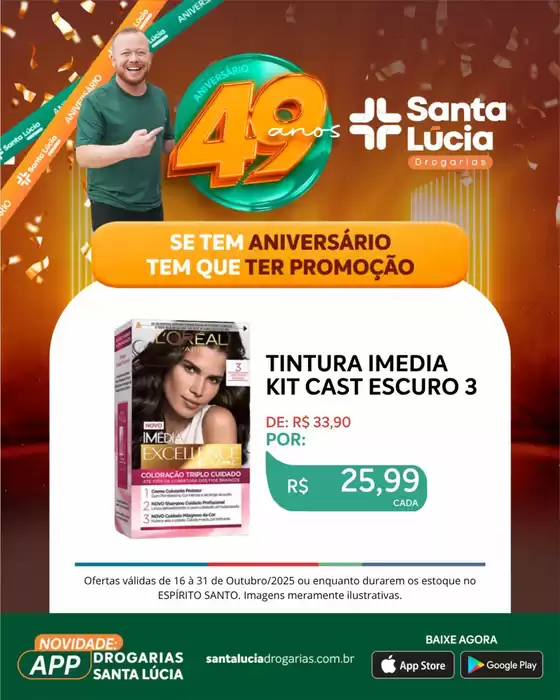 Catálogo Farmácia Santa Lúcia em Alto Araguaia | Melhores ofertas e descontos | 2025-10-27T00:00:00.000Z - 2025-10-31T00:00:00.000Z