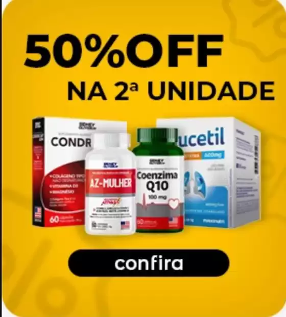 Catálogo Ultrafarma em São Paulo | 50% off na 2 unidade ! | 2025-10-27T00:00:00.000Z - 2025-11-04T00:00:00.000Z