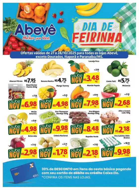Catálogo Abevê Supermercados em Caarapó | Ofertas especiais atraentes para todos | 2025-10-27T00:00:00.000Z - 2025-10-28T00:00:00.000Z
