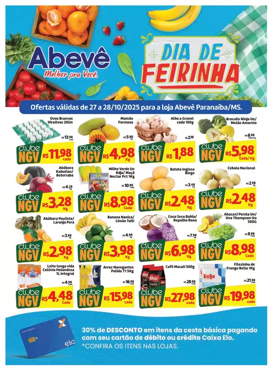 Catálogo Abevê Supermercados em Caarapó | Ótima oferta para todos os clientes | 2025-10-27T00:00:00.000Z - 2025-10-28T00:00:00.000Z