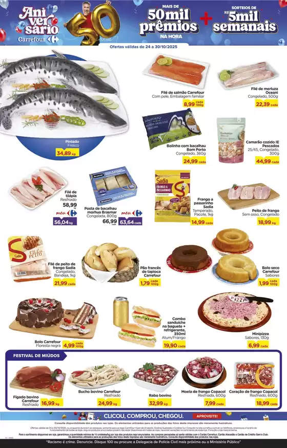 Descontos e promoções