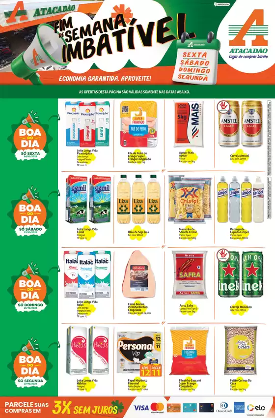 Promoções especiais em andamento