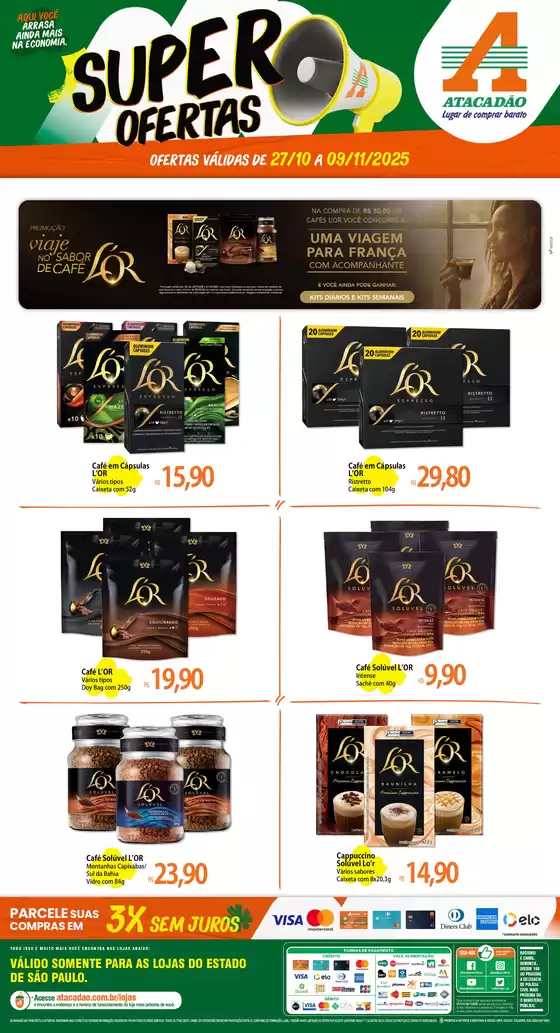 Catálogo Atacadão em Jacareí | Ampla seleção de ofertas | 2025-10-27T00:00:00.000Z - 2025-11-09T00:00:00.000Z