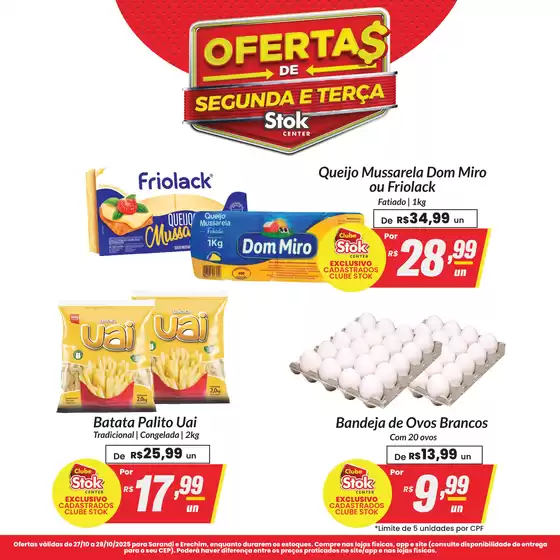 Catálogo Stok Center em São Paulo | Nossas melhores pechinchas | 2025-10-27T00:00:00.000Z - 2025-10-28T00:00:00.000Z