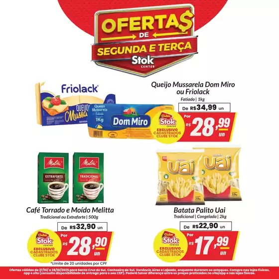 Catálogo Stok Center em São Paulo | Melhores ofertas para compradores econômicos | 2025-10-27T00:00:00.000Z - 2025-10-28T00:00:00.000Z