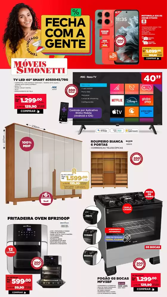 Catálogo Móveis Simonetti em Almirante Tamandaré | Encarte Móveis Simonetti | 2025-10-27T00:00:00.000Z - 2025-10-31T00:00:00.000Z