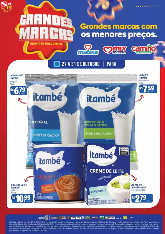 Catálogo Supermercados Mateus em Tucuruí | Ótima oferta para caçadores de pechinchas | 2025-10-27T00:00:00.000Z - 2025-10-31T00:00:00.000Z