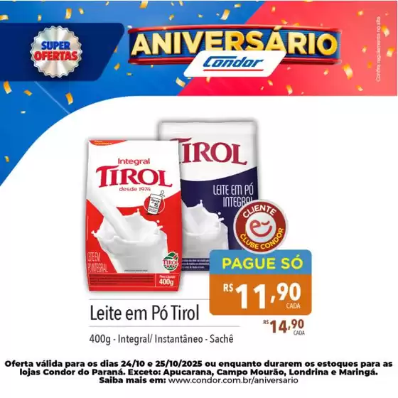 Ofertas especiais atraentes para todos
