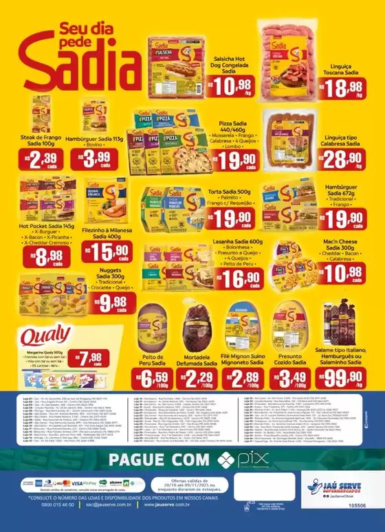 Catálogo Supermercados Jaù Serve em São Paulo | Ofertas  | 2025-10-27T00:00:00.000Z - 2025-11-09T00:00:00.000Z