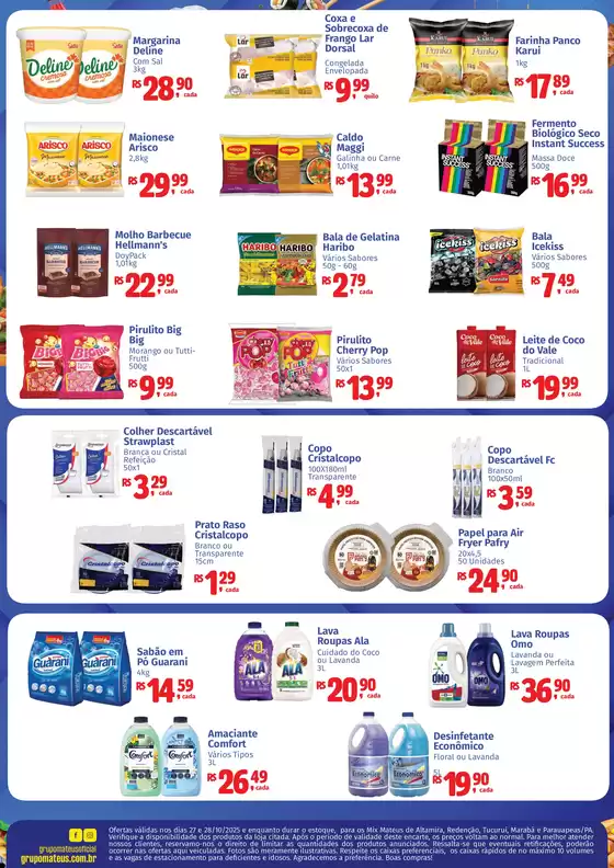 Descontos e promoções