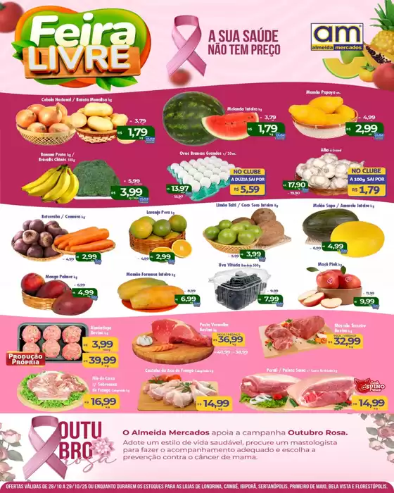 Catálogo Almeida Mercados | Feira Livre | 2025-10-28T00:00:00.000Z - 2025-10-29T00:00:00.000Z