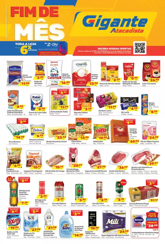 Catálogo Gigante Atacadista | Encarte Gigante Atacadista | 2025-10-28T00:00:00.000Z - 2025-10-31T00:00:00.000Z