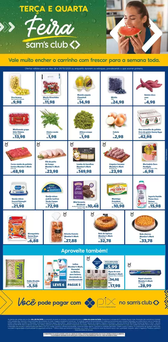 Catálogo Sam's Club em General Carneiro | Melhores ofertas para todos os caçadores de pechinchas | 2025-10-28T00:00:00.000Z - 2025-10-29T00:00:00.000Z