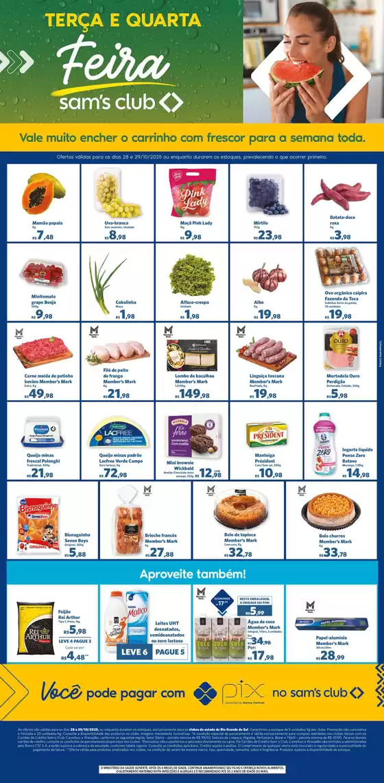Catálogo Sam's Club em General Carneiro | Ótima oferta para caçadores de pechinchas | 2025-10-28T00:00:00.000Z - 2025-10-29T00:00:00.000Z